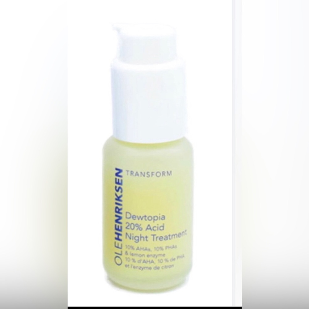 Ole Henriksen Dewtopia 20% Acid Night Treatment 1 oz new
